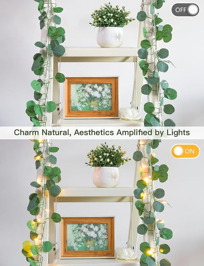 33FT 100LED Eucalyptus Garland Vines - Image 6