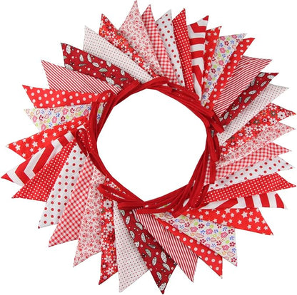 10M/32Ft Triangle Bunting Banner, Baby Shower, Outdoor and Home Decorations - Image 7