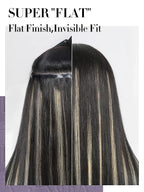 LUVME Balayage Clip in Hair Extensions, 135g 16 Inch Highlight Color Human Hair Extensions Thick Real Human Hair Clip on Double Weft Remy Hair