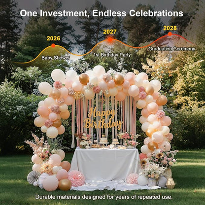 Upgraded Balloon Arch Kit, Large Adjustable Stand - Image 4