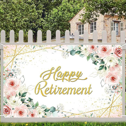 Avezano Happy Retirement Backdrop - Image 7