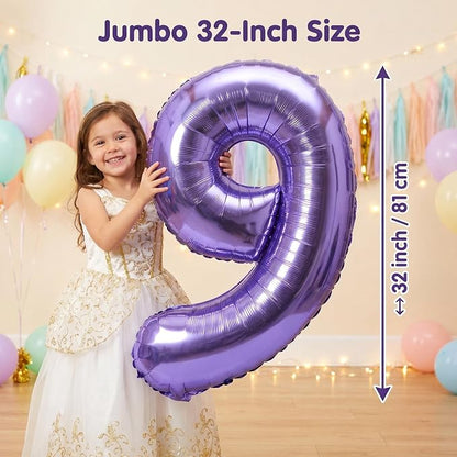 YPSelected 32 Inch Large Foil Helium Number Balloon Birthday Wedding Party 0-9 - Image 5