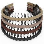 STHUAHE4PC Multicolor Protection Resin Teeth Comb Hair Hoop Hairband Headband Hair Accessories by Beauty hair (Beautiful)