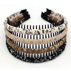 headbands for women non slip hair bands for women's hair Zig Zag Headbands(pack of 4)