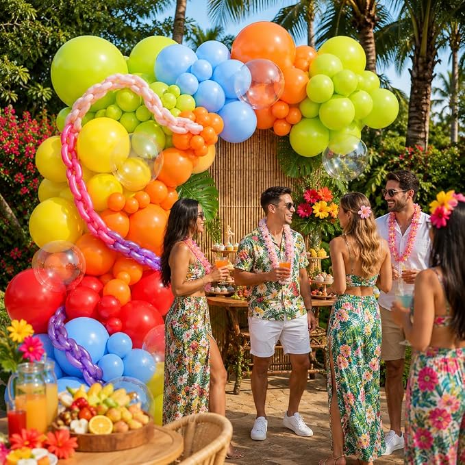 Neon Balloons Arch Garland Kit - Image 3