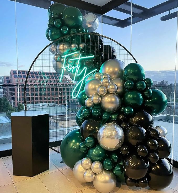 Dark Green Balloons, Birthday Decoration, Wedding Party, Baby Shower Decorations - Image 7