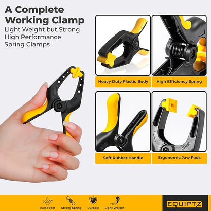 EQUIPTZ Spring Clamps 4 inch - Image 2
