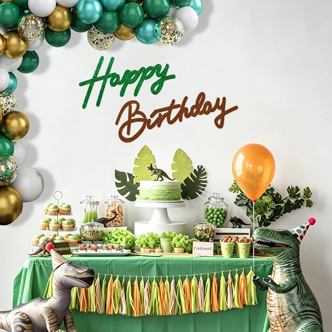 TONIFUL Happy Birthday Sign for Backdrop - Image 6