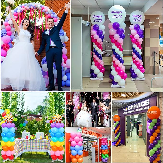 Balloon Arch Kit and Balloon Column Stand and Electric Balloon Pump | - Image 7