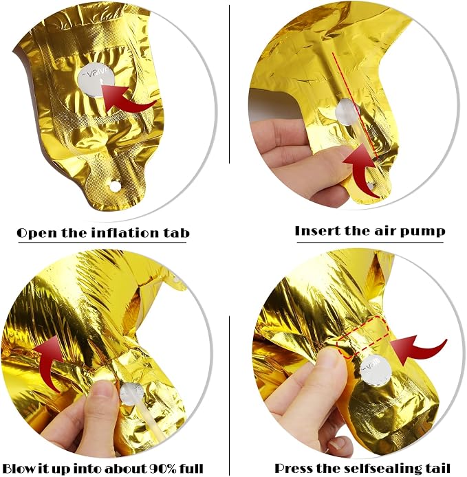 Gold 70 Balloon - Image 5