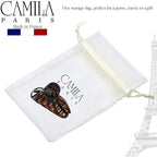 Camila Paris NV110 French Hair Clip for Women Thick Hair for Long Curly Wavy Hair, Gold, Girls Hair Claw Clips Fashion Styling Hair Accessories for Women, Strong Hold No Slip Grip, Made in France