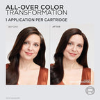 L'Oreal Paris Colorsonic Permanent Hair Dye Cartridge, Vibrant Hair Color for Root Touch Up, Gray Coverage or All Over Color in just 5 Minutes, 4 Dark Natural Brown (Coloring Device Sold Separately)