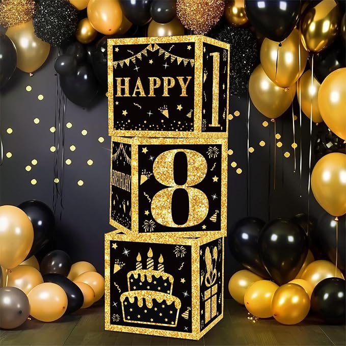 DataMoon 18th Birthday Decorations Boxes - Image 8