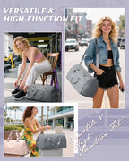 Gym Bag Womens,Travel Duffel Carry on Bag Sport Tote Bag Weekend Overnight Bag