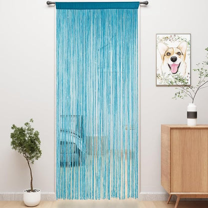 YIIBAII Door String Curtains Fringe Door Curtains by YIIBAII
