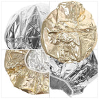 4pcs Deep Conditioning Foil Hair Caps with Elastic Band for Heat Insulation Nourishing Dye and Highlight Treatments Reusable Thermal Processing Hats for Salon and Home Use