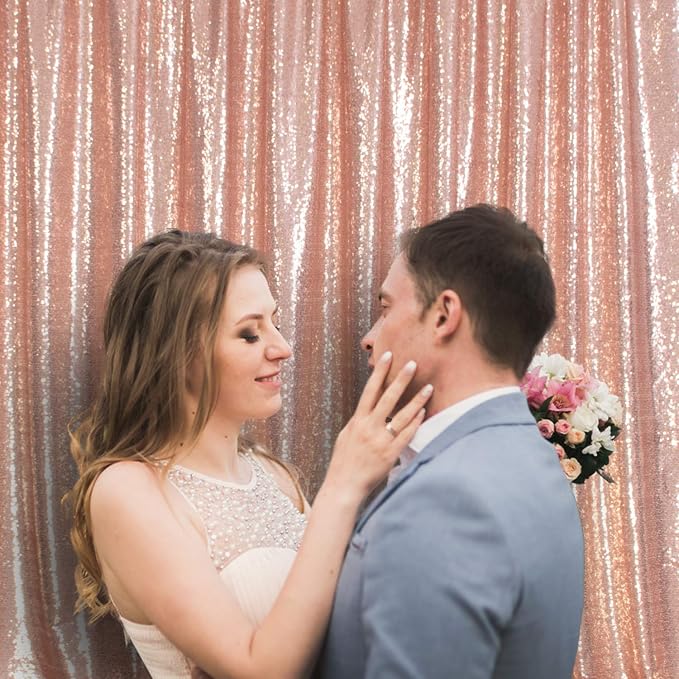 Juya Delight 6FT X 8FT Non-Transparent Sequin Photography Background Backdrop - Image 6