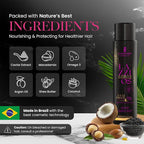 Lazzios Caviar Organic Hair Protein 500 ml (17 oz) – Brazilian Professional Straightening & Smoothing Treatment – Safe Formula with No Toxic Acids, Hyaluronic Acid, Keratin, Caviar & Argan Oil