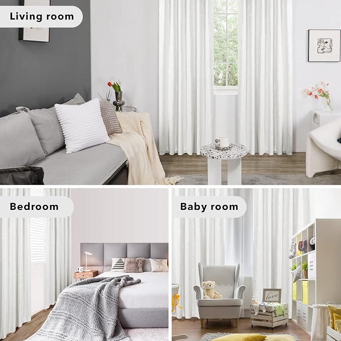 Deconovo Blackout Back Tab Curtains - Image 6