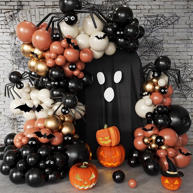 Halloween Balloon Garland Arch Kit by LANGASQUE
