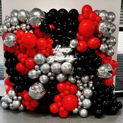 Black Red Link Balloons - Image 5