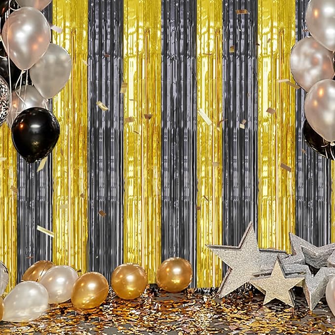 DECOCKRAT 2 Pack Foil Fringe Backdrop - Image 6