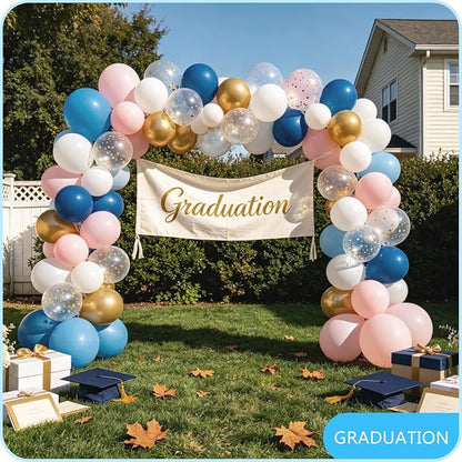 Balloon Arch Kit for Wedding Decoration 8.2FT & 6FT | Glod Half Arch Stand - Image 7