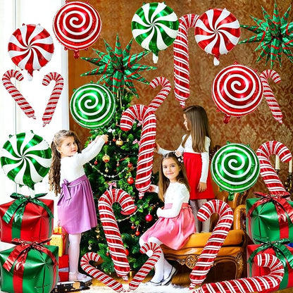 50Pcs Christmas Balloons Decorations Set - Image 4