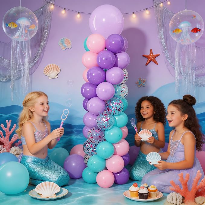 Pink and Purple Balloon Column Stand Kit Set of 2 - Image 5