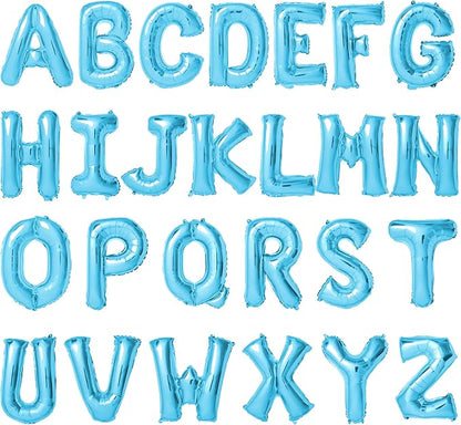 16 Inch Letter Balloons Mylar Foil Alphabet Letter A-Z Balloons Set by LIOZEOKUN
