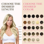 GOO GOO Tape in Hair Extensions Human Hair, 17/22/60 Ash Blonde to Golden Blonde and Platinum Blonde, 26inch 60g 20pcs, Skin Weft Seamless Invisible, Silky Straight with Thick Ends, Remy Human Hair