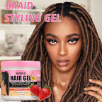 13.4oz Braiding for Twist, Locs, Braids, No Flake Extra Hold High Shine Braid Gel & Edge Control, Loc Gel Long Lasting for Locks, Cornrows Smooths & Tames Frizz Braiding Wax for All Hair Braid Types