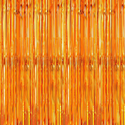 Crosize 4 Pack 3.3 x 9.9 ft Foil Fringe Streamer Backdrop, by Crosize
