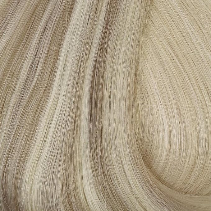 Full Shine Clip in Human Hair Extensions 22 Inch Ash Blonde Balayage Light Blonde Mix Platinum Blonde Real Hair Clip in Extesnions Silky Hair Extension 8 PCS 120 G
