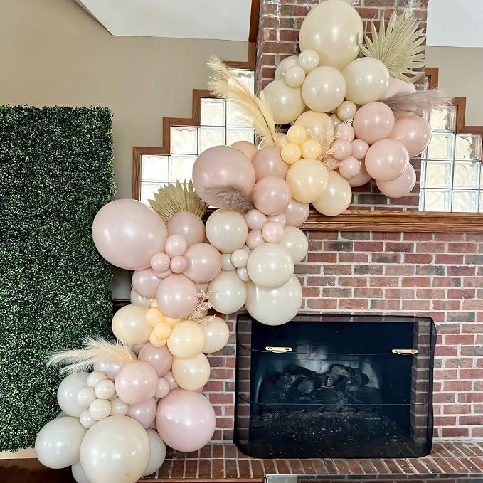 Sand White Balloons 110pcs 12 Inch Latex Balloon - Image 4