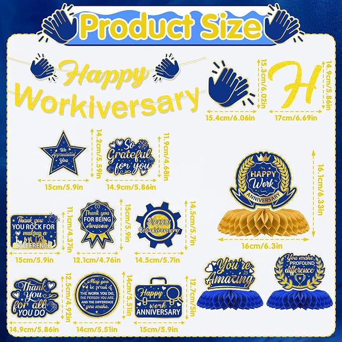 Happy Work Anniversary Decorations - Image 2