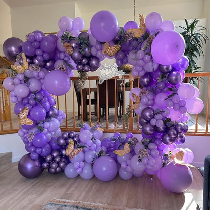 Purple Balloons for Baby Shower Wedding Bridal Shower Birthday Decorations | - Image 4