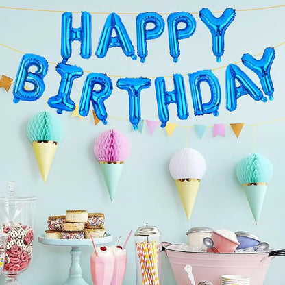 LIOZEOKUN Happy Birthday Balloon Letters 16 inch Mylar Foil Birthday Balloons - Image 6