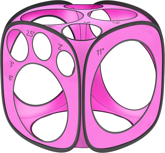 13 Sizes Balloon Szier Cube Box, Collapsible Measurement Tool No Assembly by Toosci
