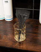 FRAMAR Black Hair Color Brush Set - Hair Coloring Brush for Hair Dye, Color Brushes for Hair Salon, Tint Brush for Dyeing Hair, Tint Brushes, Brochas Para Tinte De Cabello - 3 Pack Matte