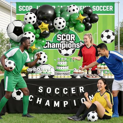 Soccer Balloon Garland Arch Kit - Image 5