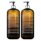 MAJESTIC PURE Biotin Shampoo and Conditioner Set with DHT Blocker Complex - Hydrating, Nourishing & Supporting Healthy Hair, Sulfate Free, for Men & Women - 16 fl oz each