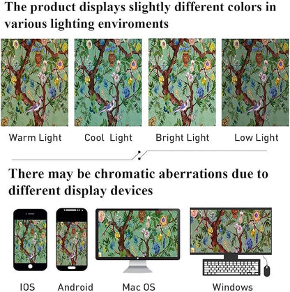 HMS Happy Memories Door Curtain, Tree of Life, 1 Panel | Rod Pocket, Thermal - Image 9