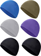 SATINIOR 6 Pcs Cooling Skull Cap Helmet Liner Sweat Wicking Cap Hard Hat Liner Bandana for Men Women Sports Cycling Running