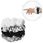 LUV HER Disney Hair Accessory Set – 5 Pieces: 1 Detangling 9-inch Hairbrush & 4 Scrunchies, Elastic Hair Ties, Ages 3+