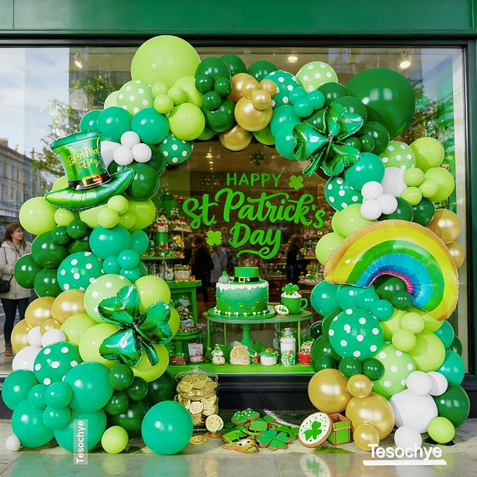 St. Patrick's Day Balloon Garland Arch Kit - Image 5