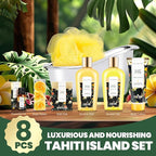 Spa Luxetique Spa Gift Baskets for Women - 8pcs Yellow Gifts for Women, Womens Gifts Includes Body Lotion, Bubble Bath, Bath Sets, Mothers Day Gifts for Mom