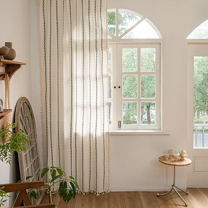 Sutuo Home Boho Farmhouse Curtains 72 Inches Long - Image 8