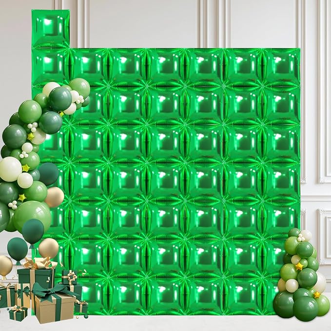 50 Pcs Square Foil Balloons 22 Inch Square Mylar Balloons, Metallic Square by Unknown