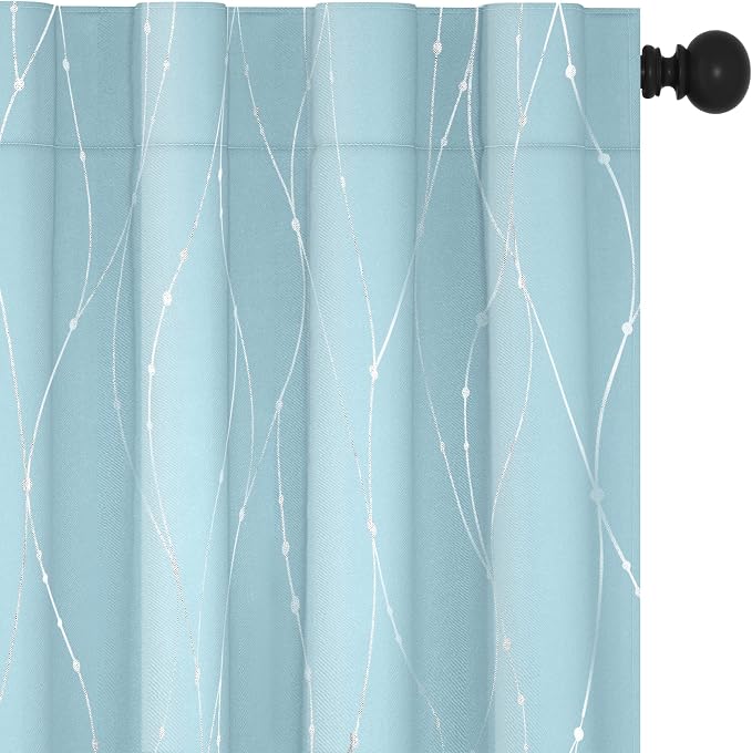Deconovo Blackout Back Tab Curtains by Unknown